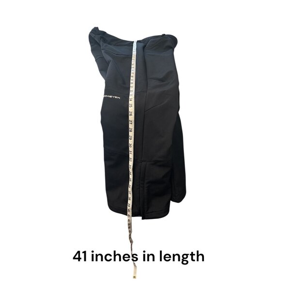 Obermeyer Womens Black Softshell Ski Pants Size XL Wind-Resistant Zipper Hem Adj - Picture 9 of 9